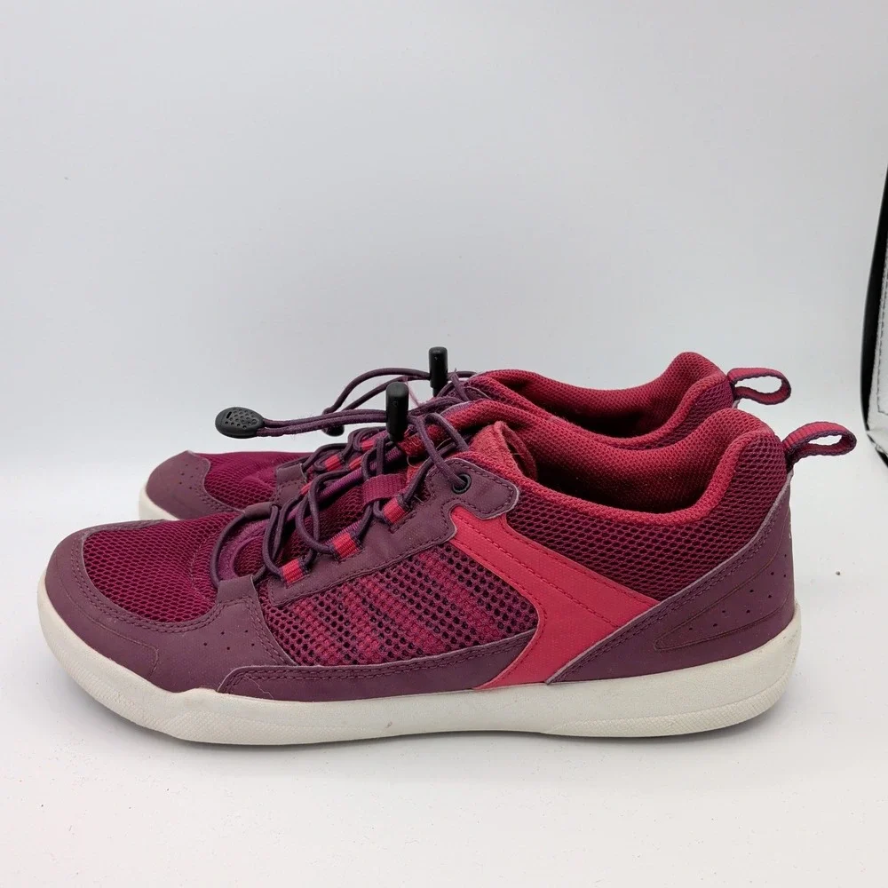ECCO Aqua Sport Amphibia Shoes Womens 10 10.5 41 Burgundy Mesh Gorpcore Sneakers